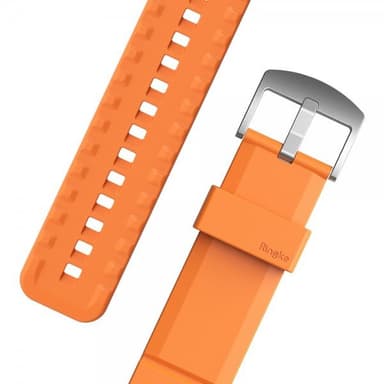 Ringke Samsung Galaxy Watch 20mm Armbånd Rubber One Bold Band Oransje
