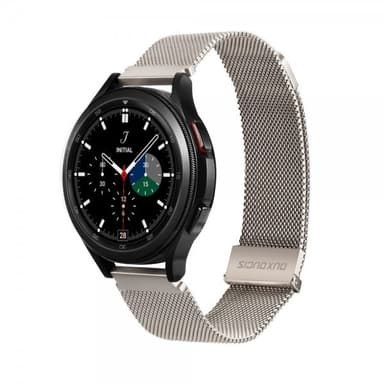 DUX DUCIS Samsung Galaxy Watch 20mm Armbånd Milanese Sølv