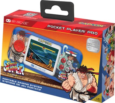 My Arcade Pocket Player Super Street Fighter II håndholdt konsoll