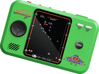 My Arcade Pocket Player Pro Galaga håndholdt konsoll