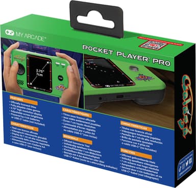 My Arcade Pocket Player Pro Galaga håndholdt konsoll