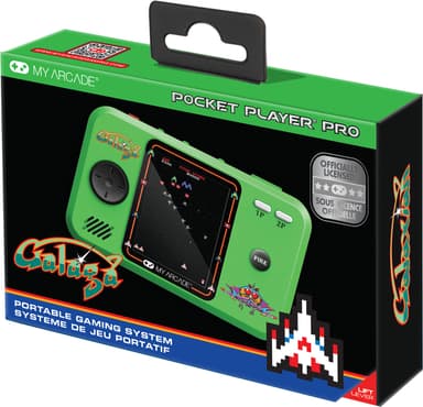 My Arcade Pocket Player Pro Galaga håndholdt konsoll