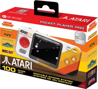 My Arcade Pocket Player Atari 100 spill håndholdt konsoll