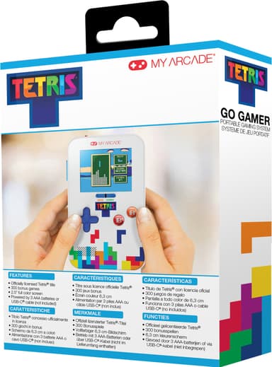 My Arcade Go Gamer Tetris håndholdt spillkonsoll