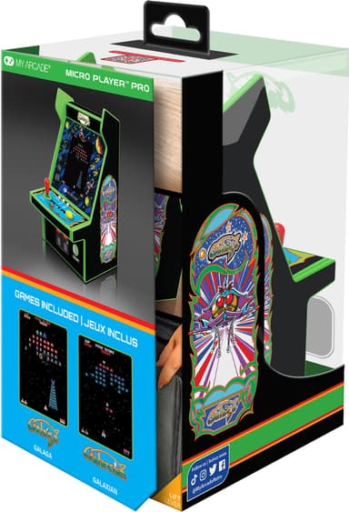 My Arcade Micro Player Pro 6,7” Galaga 2i1 retro spillkonsoll