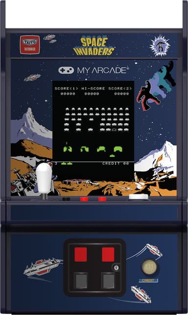 My Arcade Micro Player Pro 6,75” Space Invaders retro spillkonsoll