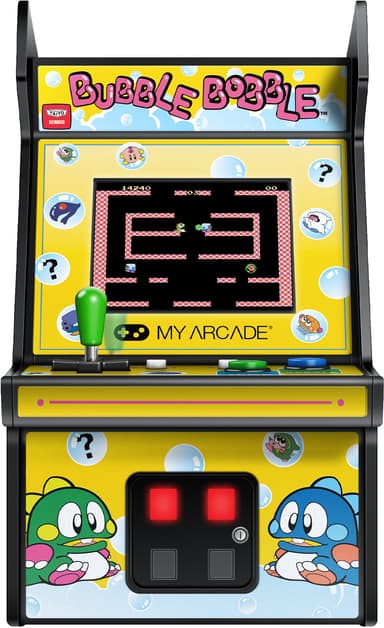 Micro player retro shop arcade bubble bobble