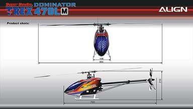 Align T-Rex 470LM Dominator 6S Super Combo
