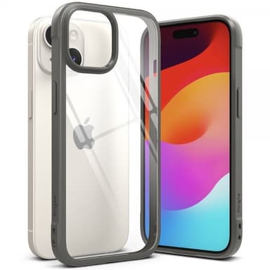 Ringke iPhone 15 Deksel Fusion Bold Grå