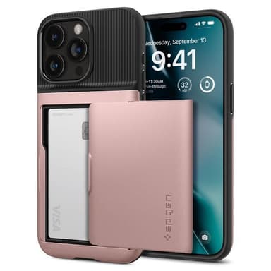 Spigen iPhone 15 Pro Deksel Slim Armor CS Rose Gold