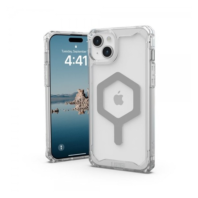 Urban Armor Gear (UAG) iPhone 15 Plus Deksel Plyo MagSafe Ice Sølv