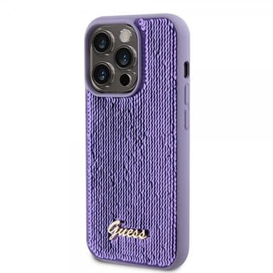 Guess iPhone 15 Pro Deksel Sequin Lilla