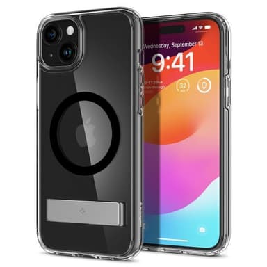 Spigen iPhone 15 Deksel Ultra Hybrid S MagFit Svart