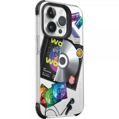 LAUT iPhone 15 Pro Deksel POP RETRO MUSIC MagSafe