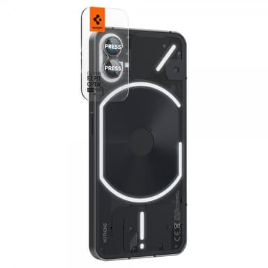 Spigen Nothing Phone (1) Linsebeskyttelse GLAS.tR EZ Fit Optik Pro 2-pakning Svart
