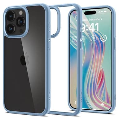 Spigen iPhone 15 Pro Max Deksel Ultra Hybrid Sierra Blue