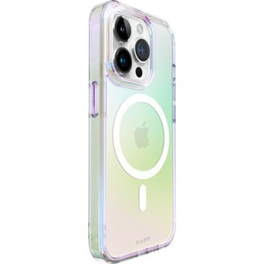 LAUT iPhone 15 Pro Deksel HOLO MagSafe Pearl