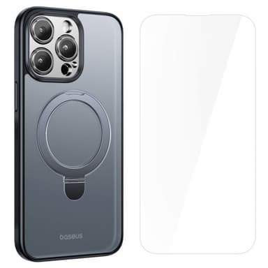 Baseus iPhone 15 Pro Max Deksel Smart Ring Series MagSafe Svart