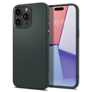 Spigen iPhone 15 Pro Deksel Liquid Air Abyss Green