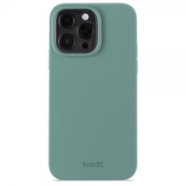 holdit iPhone 15 Pro Max Deksel Silikon Moss Green