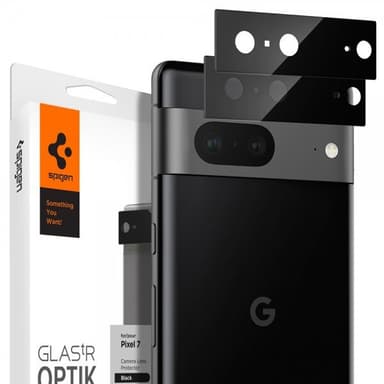 Spigen Google Pixel 7 Linsebeskyttelse Glas.tR Optik 2-pakning