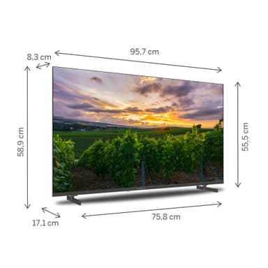 Thomson 43" QA2S13 4K QLED smart TV (2023)