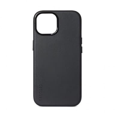 Decoded iPhone 15 Pro Deksel Leather Backcover Svart