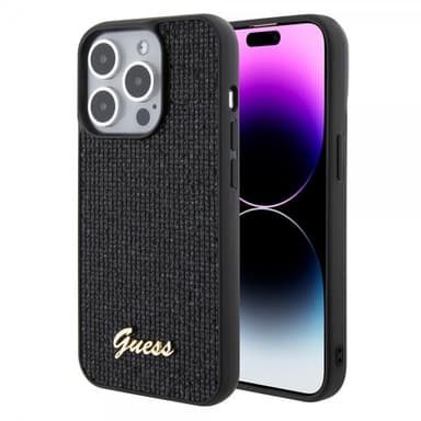 Guess iPhone 15 Pro Deksel Square Mirror Svart