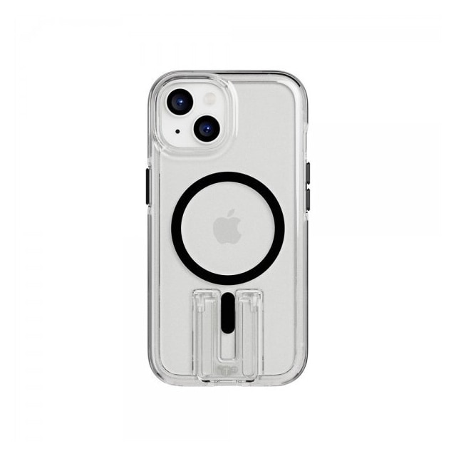 Tech21 iPhone 15 Deksel Evo Crystal Kick MagSafe Clear/Black