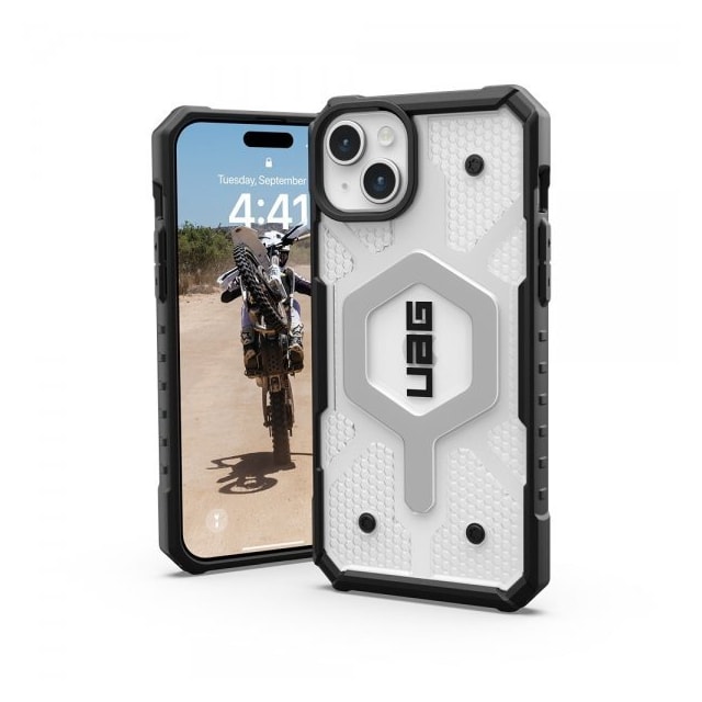 Urban Armor Gear (UAG) iPhone 15 Plus Deksel Pathfinder MagSafe Ice