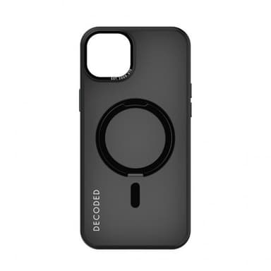 Decoded iPhone 15 Plus Deksel Recycled Plastic Transparant Loop Stand Back Cover Svart