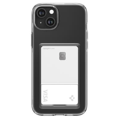 Spigen iPhone 15 Plus Deksel Crystal Slot Crystal Clear