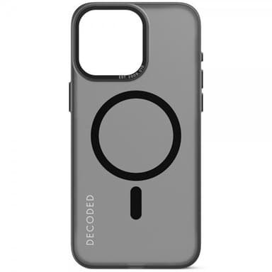 Decoded iPhone 15 Pro Deksel Recycled Plastic Clear Case Transparent Svart