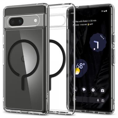 Spigen Google Pixel 7a Deksel Ultra Hybrid OneTap Ring MagFit Svart