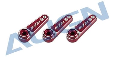 HSP61015QRT D6FF Metal Servo Horn (M2.5) - Red(3)