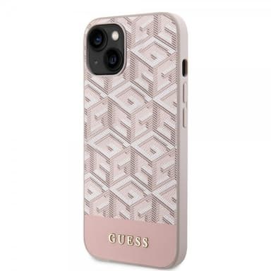 Guess iPhone 15 Deksel G Cube MagSafe Rosa