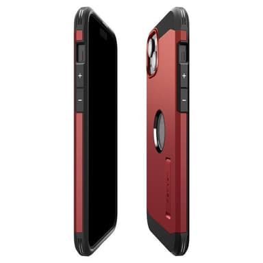 Spigen iPhone 15 Deksel Tough Armor MagFit Rød