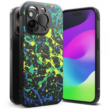 Ringke iPhone 15 Pro Max Deksel Onyx Design Action Painting
