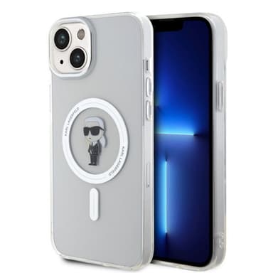 Karl Lagerfeld iPhone 15 Plus Deksel Ikonik MagSafe Transparent