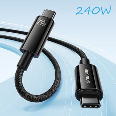 Baseus Kabel Tungsten Gold Fast Charging Data Cable 240W USB-C/USB-C 1m