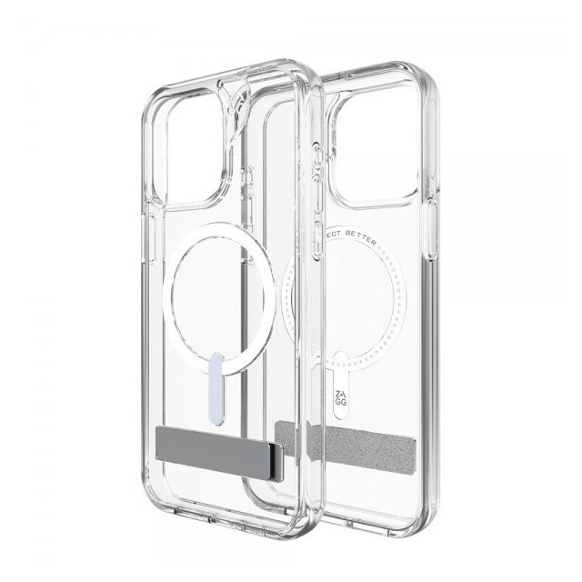 ZAGG iPhone 15 Pro Max Deksel Crystal Palace Snap Kickstand Clear