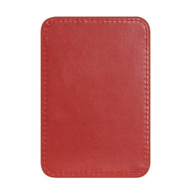 DUX DUCIS MagSafe Kortholder Magnetic Leather Wallet Rød