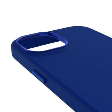 Decoded iPhone 15 Plus Deksel Silicone Backcover Galactic Blue