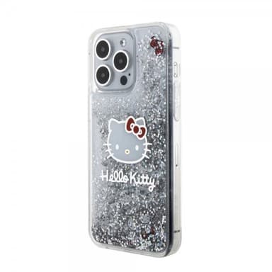 Hello Kitty iPhone 15 Pro Max Deksel Liquid Glitter Translucent