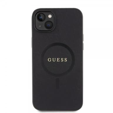 Guess iPhone 15 Deksel Saffiano MagSafe Svart