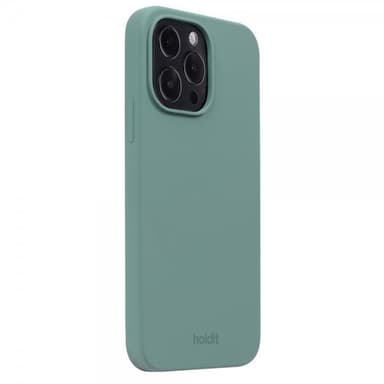 holdit iPhone 15 Pro Max Deksel Silikon Moss Green