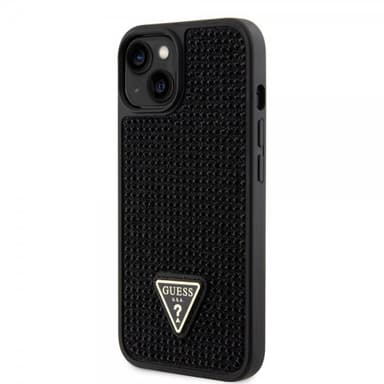 Guess iPhone 15 Deksel Rhinestone Svart
