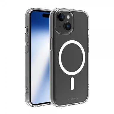 Vivanco iPhone 15 Deksel Mag Steady Transparent