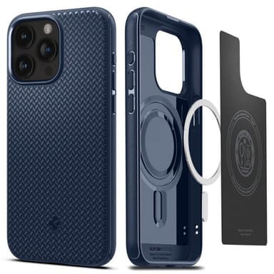 Spigen iPhone 15 Pro Max Deksel Mag Armor MagFit Navy Blue