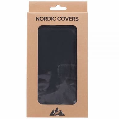 Nordic Covers iPhone 15 Plus Etui Essential Leather Raven Black